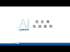 Máquina de clasificación de colores de cacahuetes profesional para pelar cacahuetes