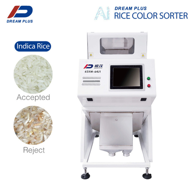 Exactitud especial 0,9 de Mini Rice Color Sorter 99,9% - 1.5T/H