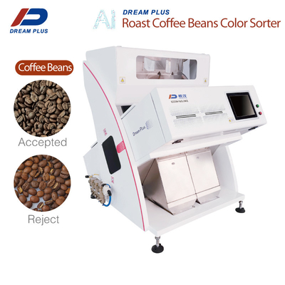 El café industrial Bean Color Sorter RGB 160 de 2 canales inclinados canaliza