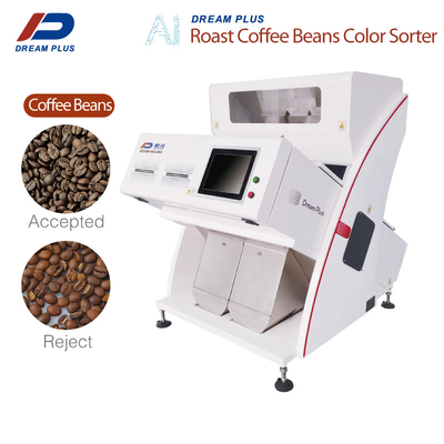 El café industrial Bean Color Sorter RGB 160 de 2 canales inclinados canaliza