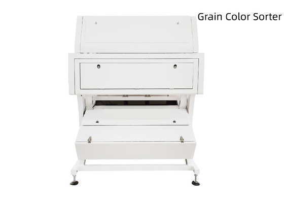 Canal de Bean Wheat Color Sorter 192 del cereal del grano de Quoina del cacahuete