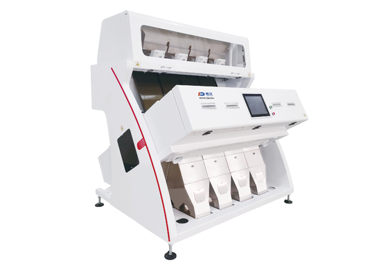 Máquina clasificadora de color CCD para agricultura 4 rampas inclinadas 256 canales