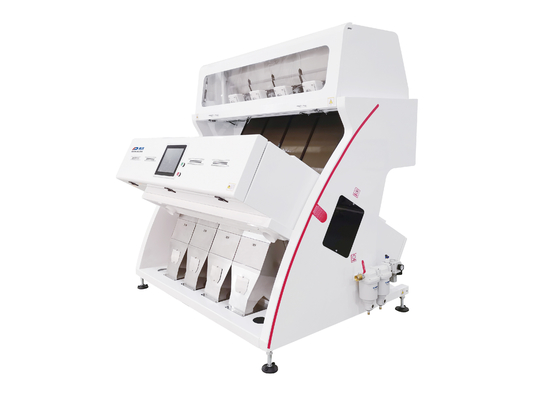 Máquina clasificadora de color CCD para agricultura 4 rampas inclinadas 256 canales