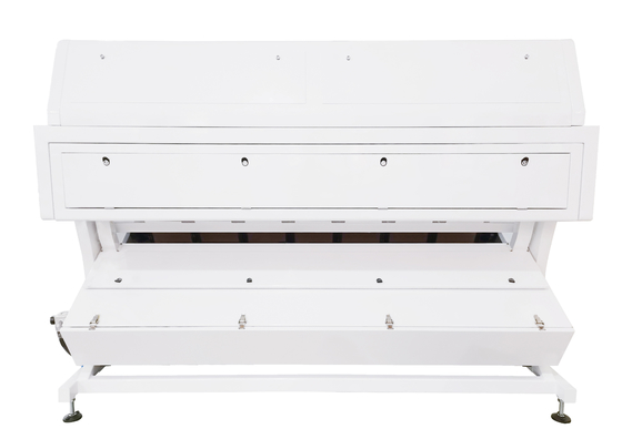 Canales inclinados ópticos de la máquina 7 del clasificador del trigo del grano del CCD del RGB 448 canales