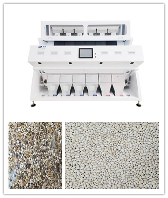 Agricultura Bean Color Sorter High Efficiency de 6 canales inclinados