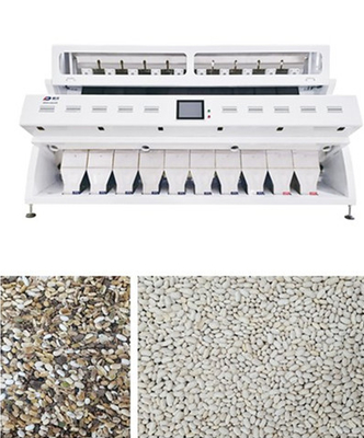 10 pixel blanco RGB de Bean Grain Color Sorter 5400 de los canales inclinados