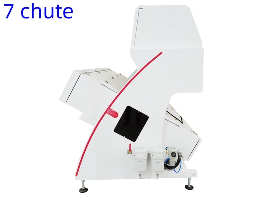 Máquina para clasificar el color de los granos de soja y café 7 chute 448 canales