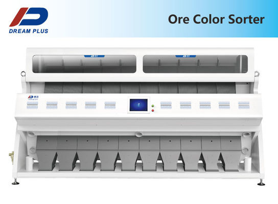 Clasificador óptico inteligente 6 del color del grano del CCD de 10 canales inclinados - 7t/H canal de la capacidad 640