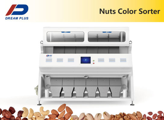 Máquina de clasificación de cacahuetes de anacardos de color de nuez Máquina de separación de colores