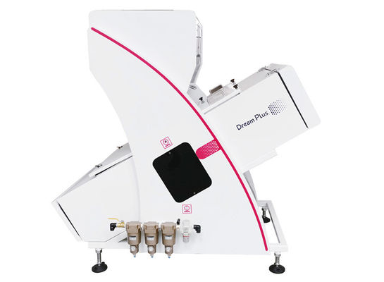 Capacidad inteligente de la máquina 1-2ton del separador del arroz del clasificador del color de la cámara del CCD