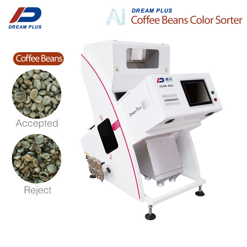 La alta exactitud de clasificación Mini Color Sorter For Coffee Bean Rice 80 canaliza