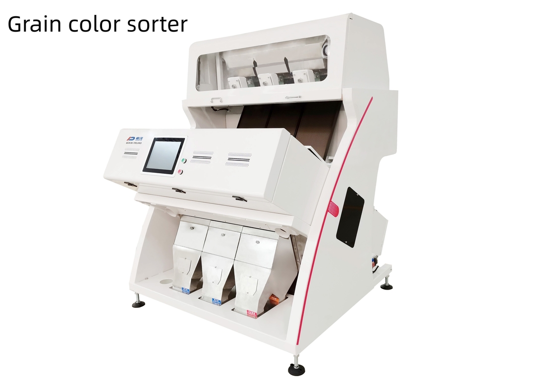 Canal de Bean Wheat Color Sorter 192 del cereal del grano de Quoina del cacahuete