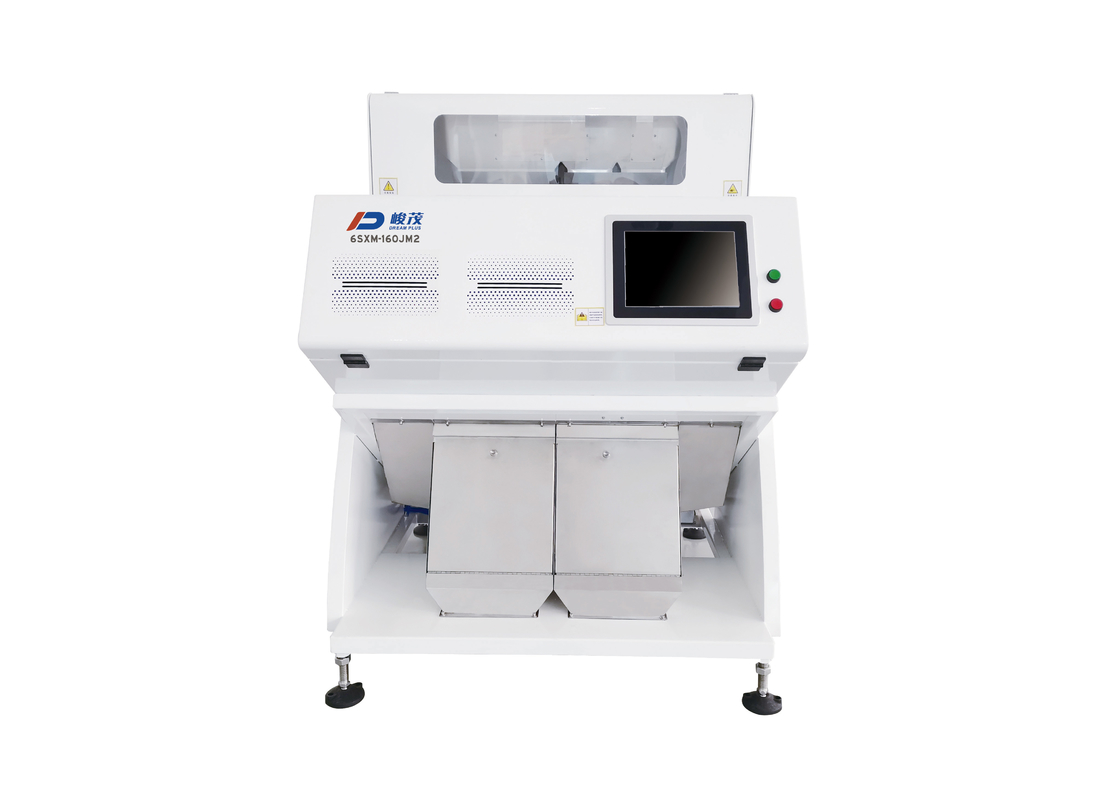 Máquina clasificadora de color de trigo CCD 2 tolvas 160 canales