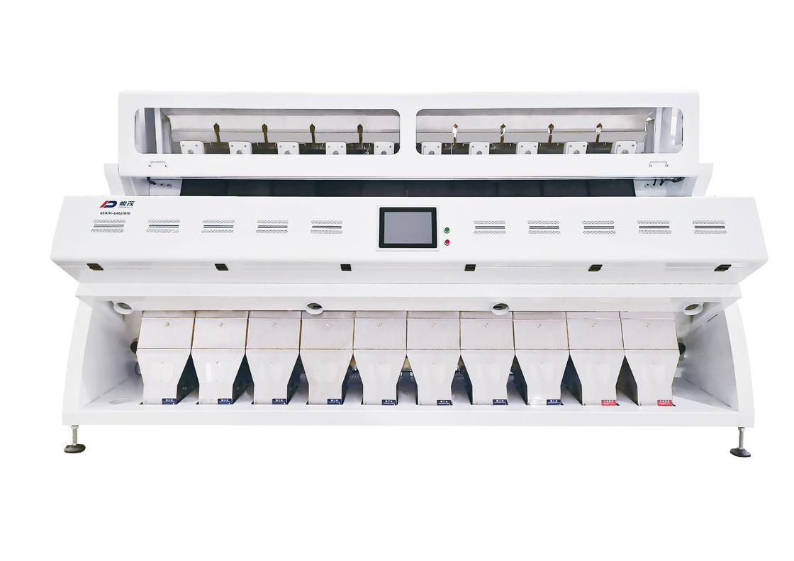 Canales inclinados ópticos del CCD RGB 10 del clasificador del trigo del grano de la agricultura 640 canales