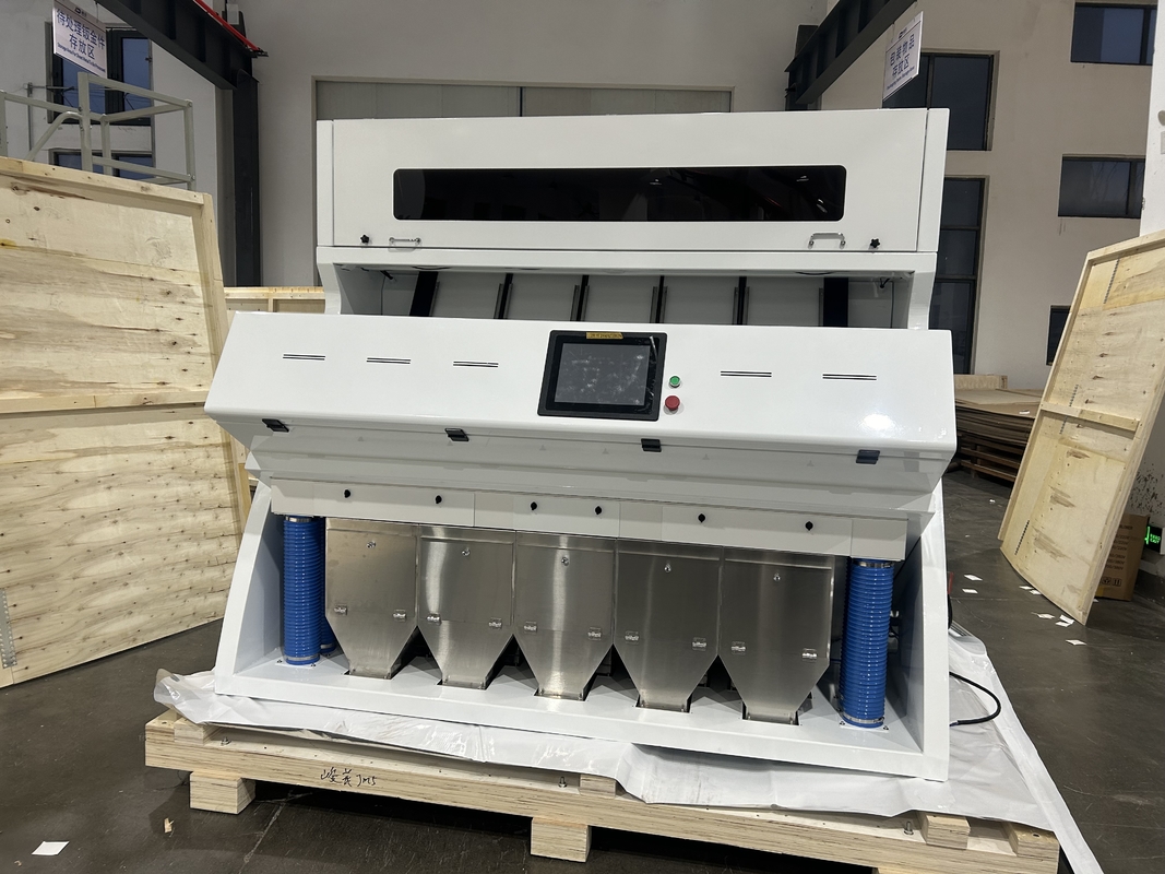 Máquina de clasificación de nueces de suministro de energía de 220V / 50Hz con diseño fácil de usar y sensor Toshiba Ccd