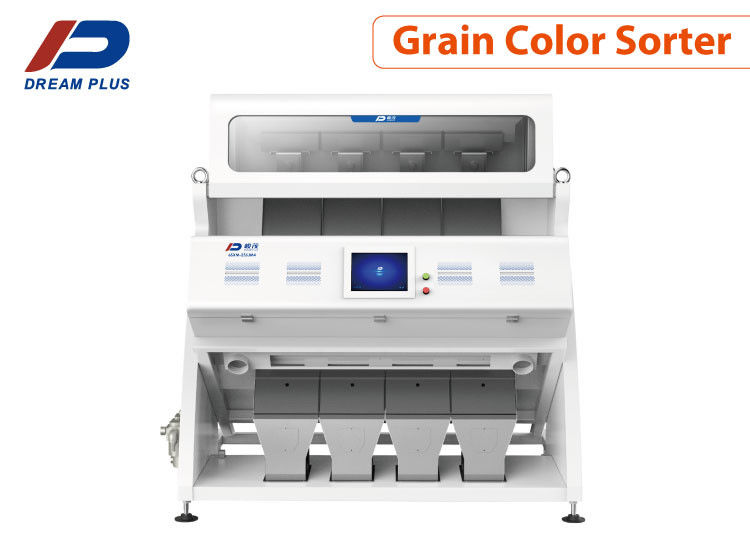 Canal inclinado de Grit Grain Color Sorter 4 del maíz con la identificación de Hd