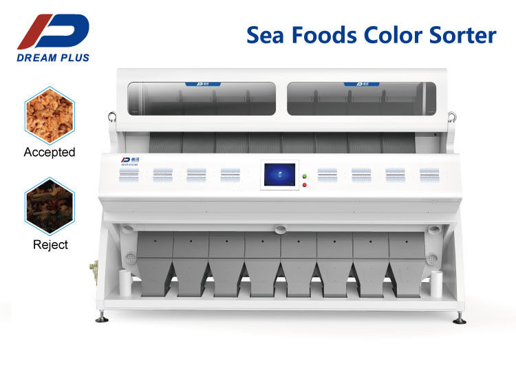 clasificadora del color del camarón 4.6kw para el procesador de los mariscos