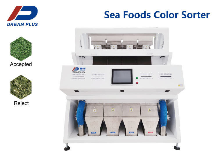 Clasificadora de los mariscos del CCD del color del clasificador del camarón óptico de la máquina